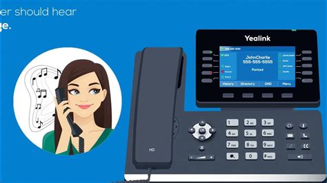 Dove Phones Parking A Call On Your Yealink Sip T5xw Series Voip Phone