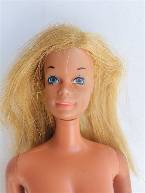 Vintage 1966 Mattel Barbie Doll Made In Japan Patent Pending Etsy Polska