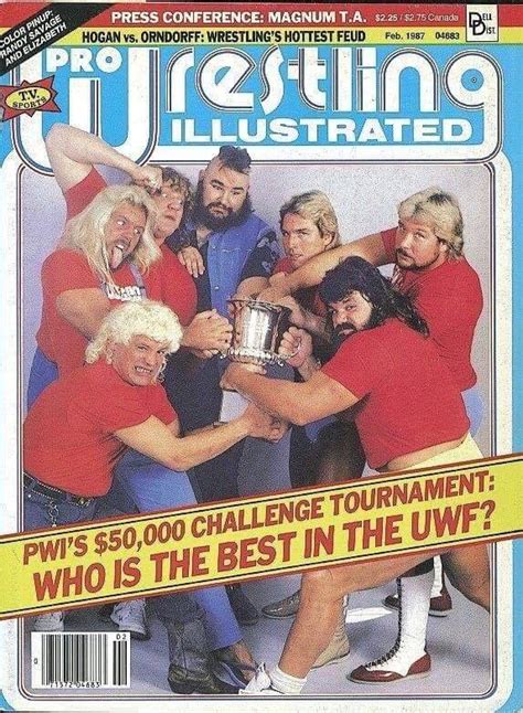 Classic Pro Wrestling Illustrated Cover Featuring Uwf Wrestleriety