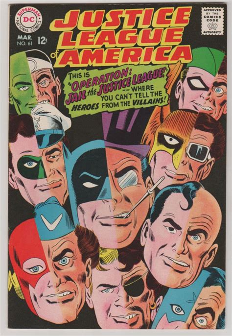 Justice League Of America V1 61 Silver Age Comic Book Vf Etsy