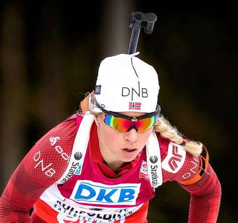 Biathlon Sportlerinnen — Tiril Eckhoff — Norwegische Biathletin