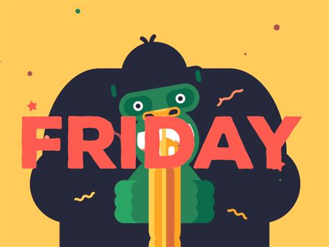 Its Friday By Thinkmojo Design Popular Dribbble Shots Cute