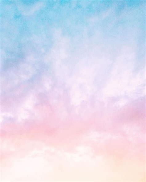 Cotton Candy Clouds Pastel Sky Photo By Mint And Merit Pastel Sky