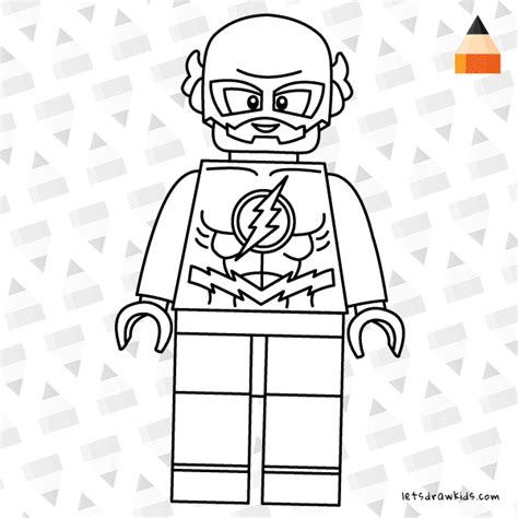 How To Draw LEGO Flash | Superhero FLash | Animation