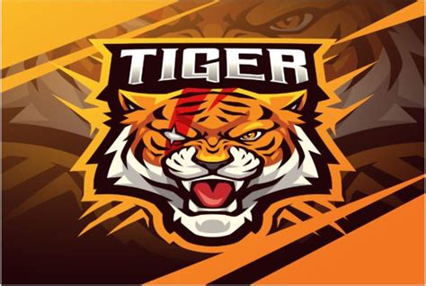 Tigers Esport Mascot Logo Design Graphic By Visink Art Creative Fabrica