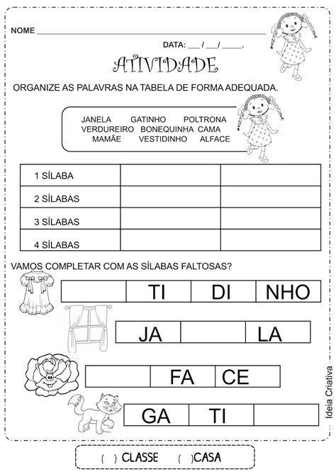 Escola Saber Prova De Portugu S Ano Alfabetiza O
