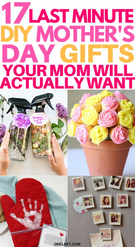 17 DIY Mothers Day Crafts Easy Handmade Mothers Day Gifts Diy