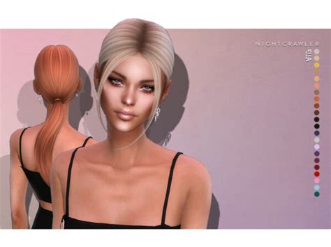 The Sims Resource Ella Hair By Nightcrawler Sims 4 Hairs