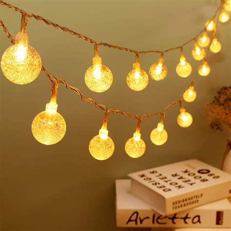 Zorela Globe Fairy Lights M Led Globe String Lights With Remote Usb Or Battery Powered