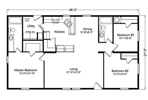 The Factory Select 4g28483x Manufactured Home Floor Plan Or Modular