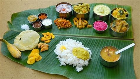 Ilai Sapadu Is A South Indian Meal Served On A Banana Leaf Food