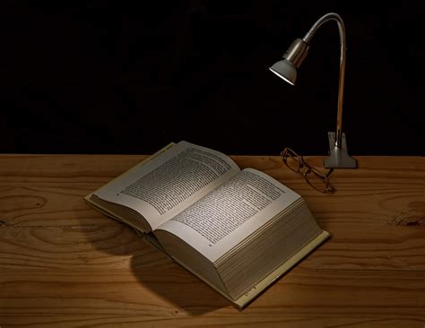 Desk Lamp And Book Free Stock Photo Public Domain Pictures