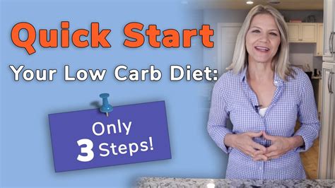 Quick Start Your Low Carb Diet Steps 1 2 And 3 Youtube