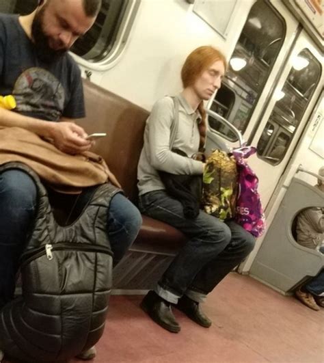 Seen In The Russian Subway 41 Pics