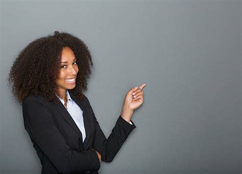 African American Woman Pointing Stock Photos Pictures And Royalty Free