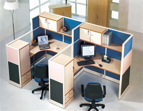 Popular Small Office Cubicles With Overhead Cabinet And Shelves