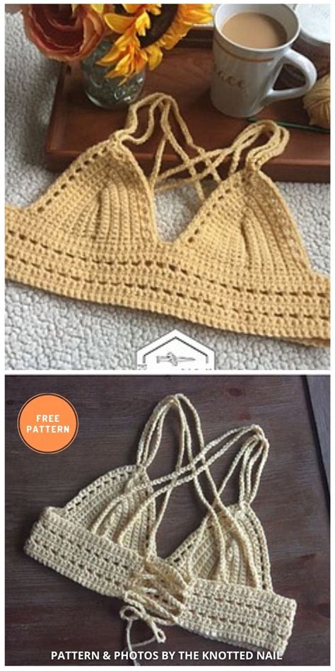 11 Free And Easy Crochet Bralette Patterns For Summer The Yarn Crew