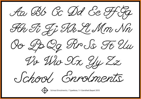 Cursive Alphabets A To Z A Z Cursive Lettering For 1cf Perseverancia