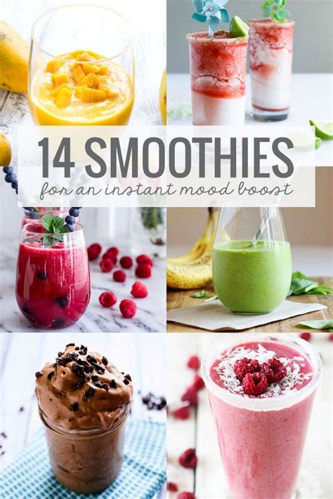 14 Smoothies For An Instant Mood Boost Healthy Smoothies Smoothie