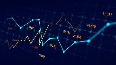 Stock Market Or Forex Trading Graph Premium Photo