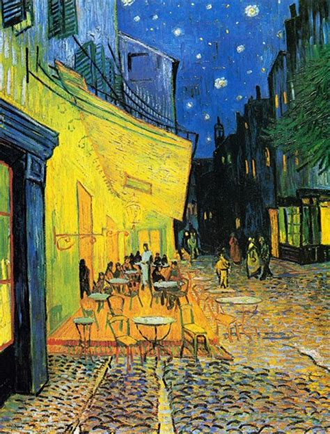Vincent Van Gogh Terrace Of The Cafe On The Place Du Forum In Arles In