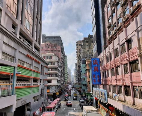 Mong Kok Morning Street View Hong Kong Editorial Stock Photo Image