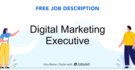 Digital Marketing Executive Job Description Jobsoid