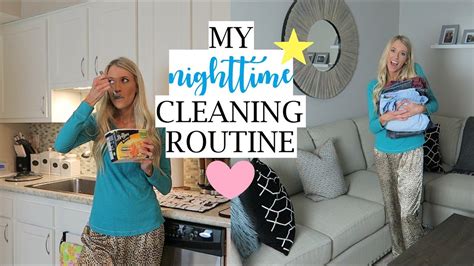 My Nighttime Cleaning Routine Clean With Me Erica Lee Youtube