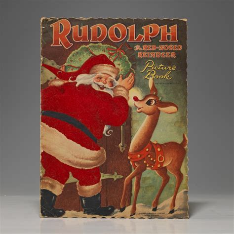 Rudolph The Red Nosed Reindeer First Edition Robert L May Bauman