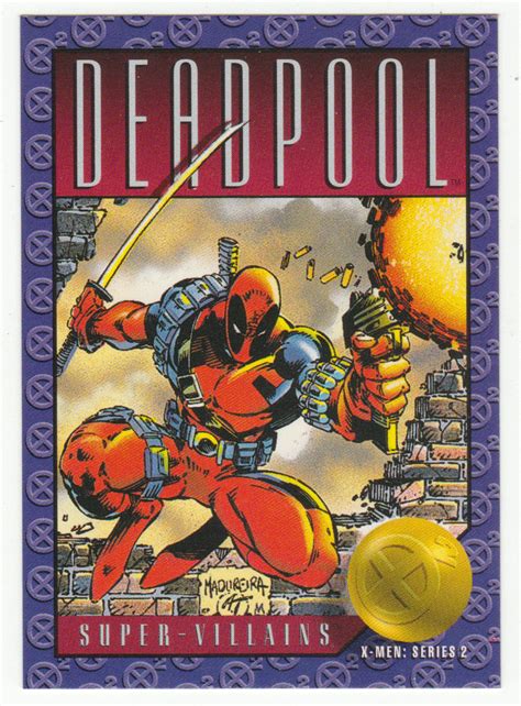X Men Series 2 Deadpool 62 Skybox 1993 Marvel Cards X Men Comics