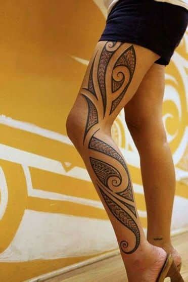 Tribal Tattoo For Legs Find The Perfect Tribal Tattoo