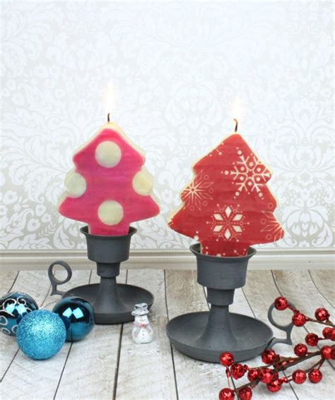 Tree Shaped Candle Decor For The Christmas Holiday Treats Gifts