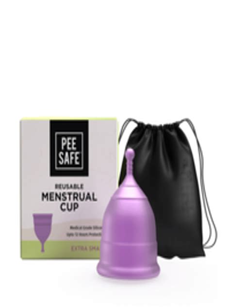 Buy Pee Safe Reusable Menstrual Cup With Medical Grade Silcone Extra Small Feminine Hygiene