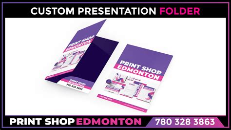 Custom Presentation Folders Printing Edmonton Print Shop Edmonton