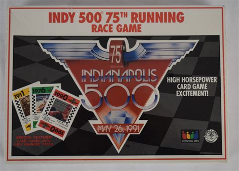 Lot Detail - Vintage 1991 Indy 500 Game
