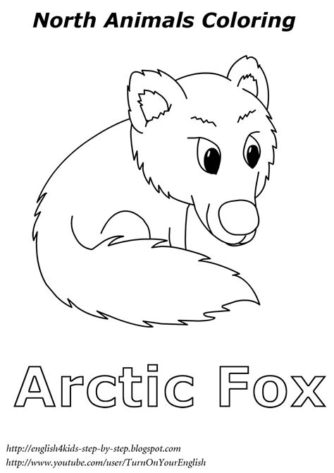 Arctic Animals Coloring Pages To Print Coloring Pages
