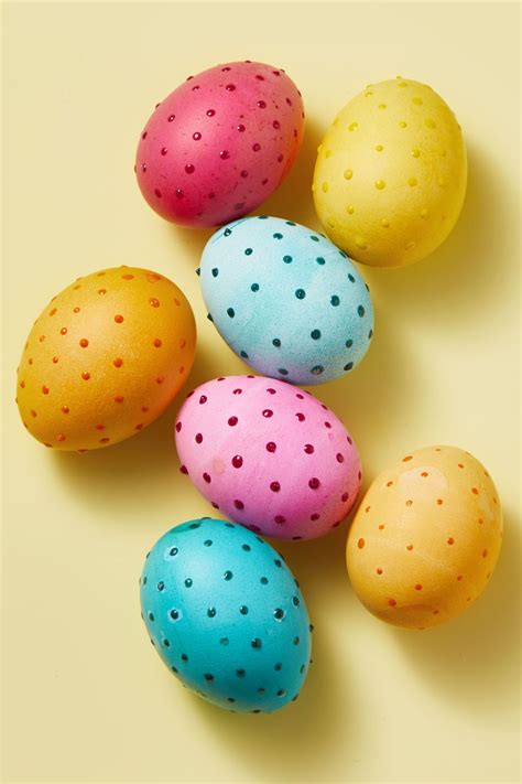 Polka Dot Eggsgoodhousemag Creative Easter Eggs Easter Egg Painting
