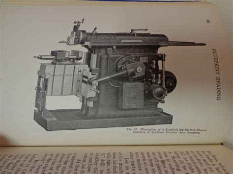 Blueprint Reading For Machine Trades 1942 Machinist Industrial Designs