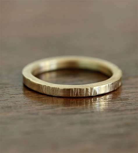 Gold Tree Bark Wedding Band Praxis Jewelry I Love This K Gold