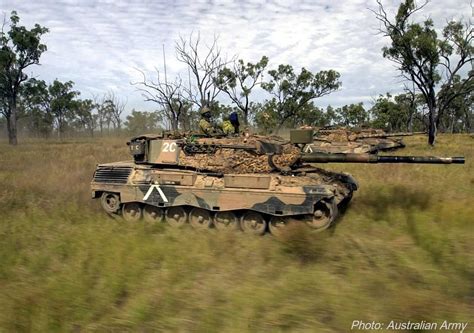 Leopard As1 Of Australian Landforces During An Assault Modern Main
