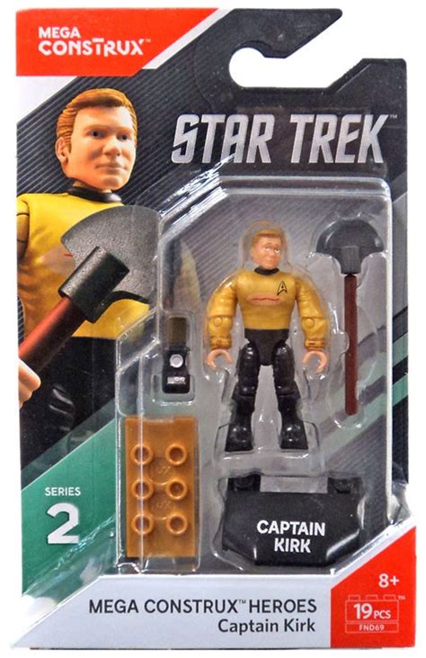 Mega Construx Heroes Series 2 Star Trek Captain Kirk