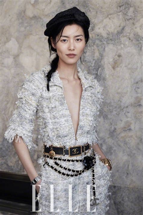 Liu Wen Models Elegant Ensembles For Elle China Page 2