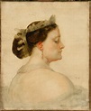 Portrait of Mathilde Bonaparte (1820-190 - Thomas Couture as art print ...