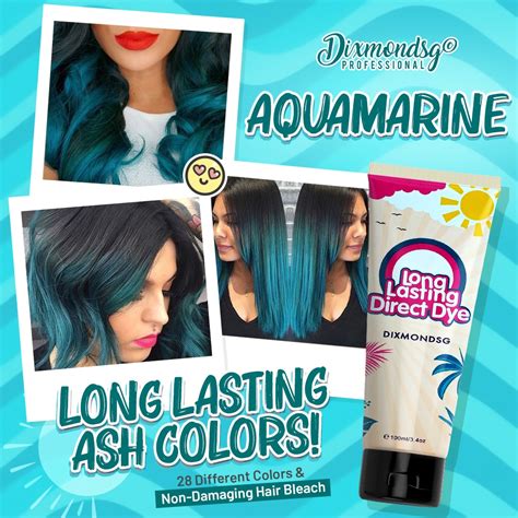 Dixmondsg Aquamarine Hair Dye The Bountiful Store