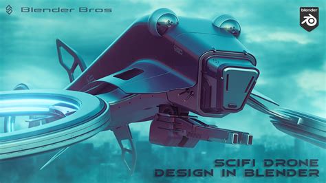 Hard Surface Drone Design In Blender Course Trailer Youtube