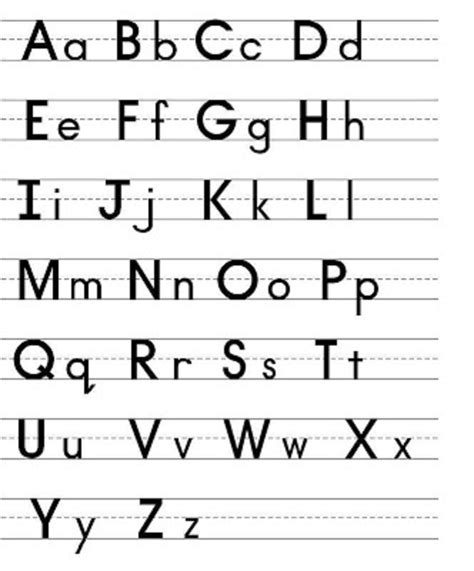 Capital And Lowercase Letters To Print 101 Printable