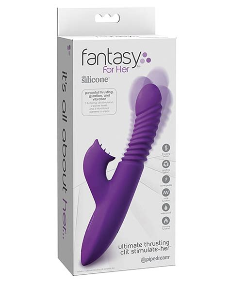 Fantasy Ultimate Thrusting Clit Stimulate Purple