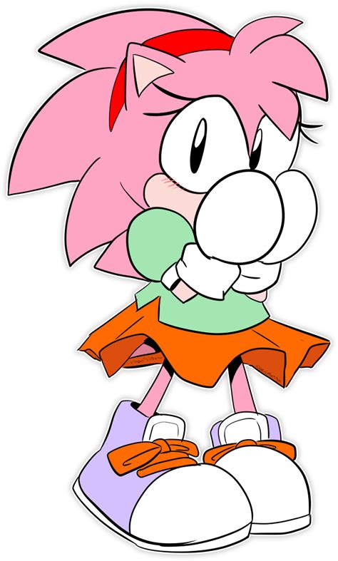 Shy Classic Amy Commissioned Sonicthehedgehog