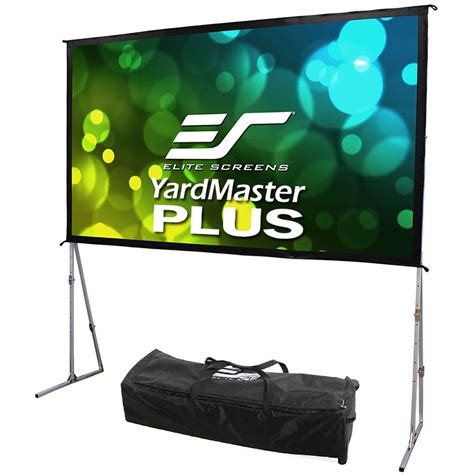 Elite Screens Yard Master Plus Folding Projecti Oms145h2plus Bandh