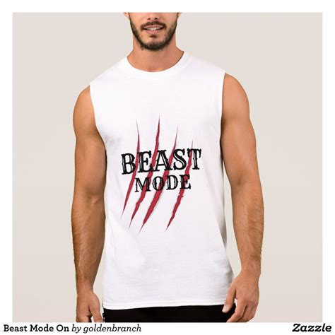 Beast Mode On Sleeveless Shirt Beast Mode T Shirt Beast Mode Shirt